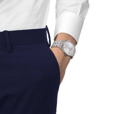 Tissot Chemin des Tourelles · PM80 · 39mm · Cadran Blanc · Cuir — vue 3