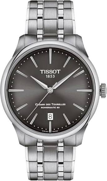 Tissot Chemin des Tourelles · PM80 · 39mm · Cadran Bleu · Bracelet Acier