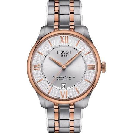 Tissot Chemin des Tourelles · PM80 · 39mm · Cadran Gris · Deux Tons