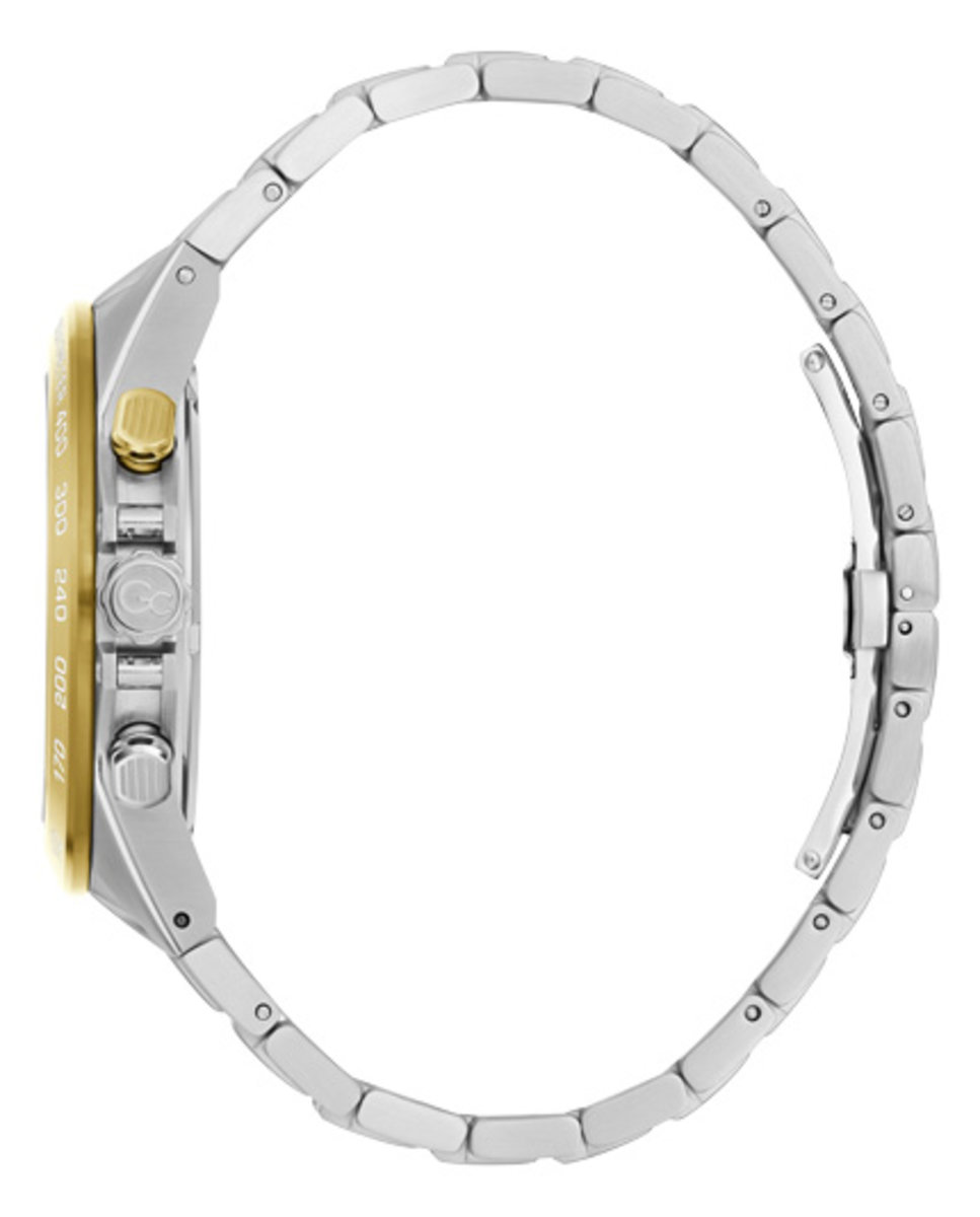 GC Guess Collection · Sport Chic · Bicolore · Cadran Blanc · Bracelet Acier — vue 2