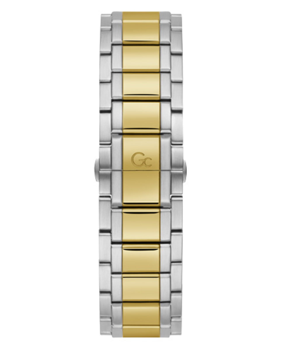 GC Guess Collection · Sport Chic · Bicolore · Cadran Blanc · Bracelet Acier — vue 3