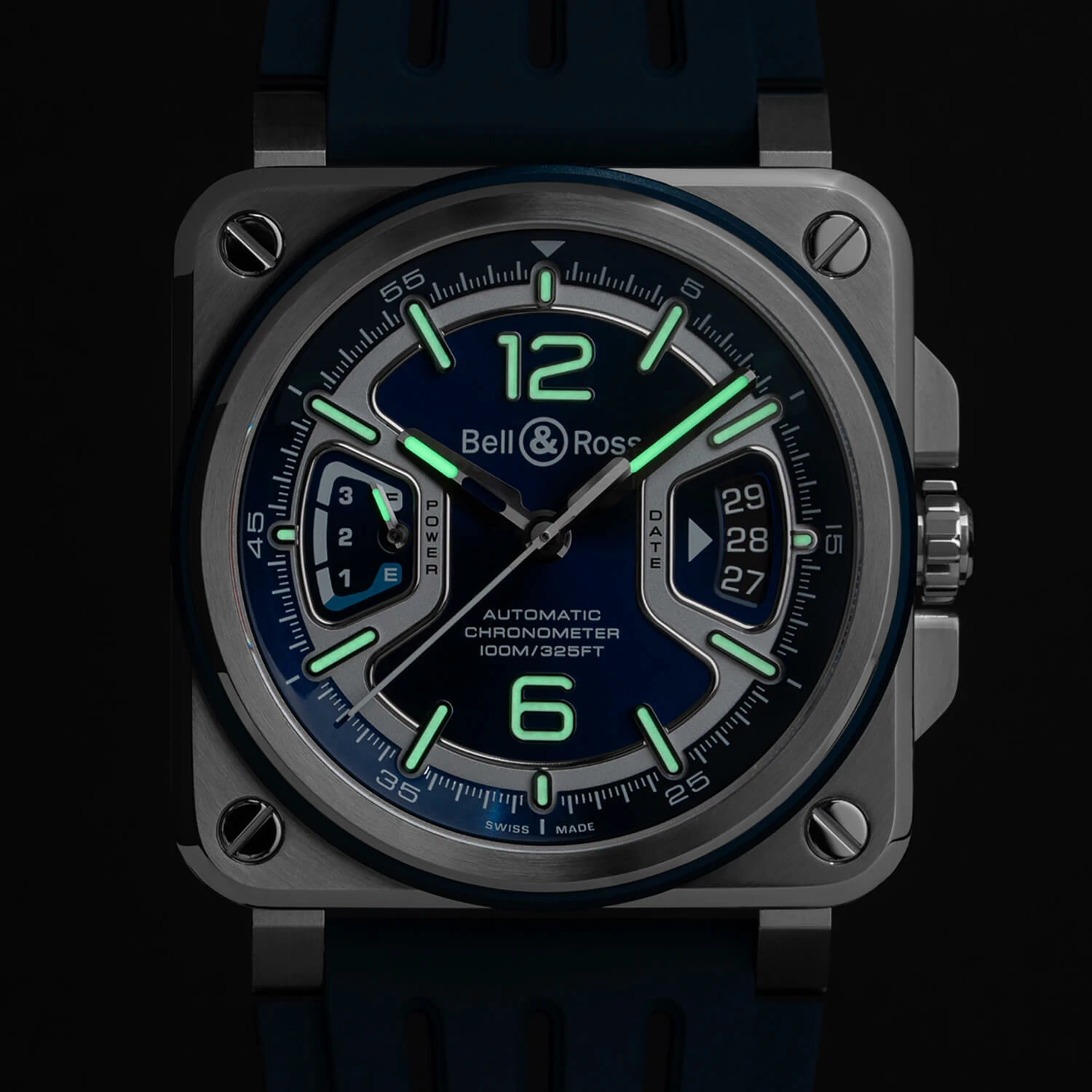 Bell & Ross BR-X3 · Manufacture · Cadran Bleu · Caoutchouc · Édition Limitée — vue 3