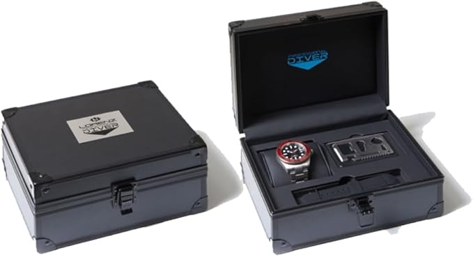 LORENZ · Full Titanium · Sport Diver Automatique · Cadran Noir · Bracelet Titane — vue 3